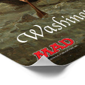 Washington Cross-Dressing the Delaware Poster (Hoek)