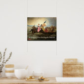 Washington Cross-Dressing the Delaware Poster (Keuken)