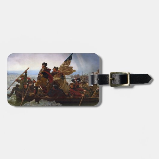 Washington Crossing Delaware Kunst Bagagelabel (Voorkant horizontaal)