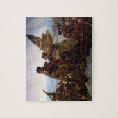 Washington Crossing Delaware Kunst Legpuzzel (Verticaal)