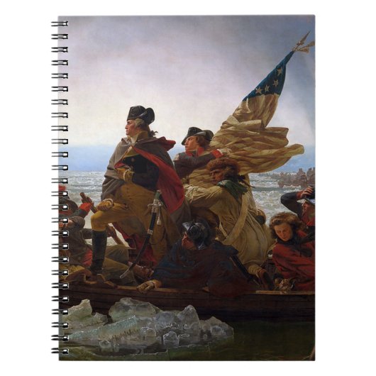 Washington Crossing Delaware Kunst Notitieboek (Voorkant)