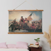 Washington Crossing the Delaware door Emanuel Leut Hangend Wandkleed (Slaapkamer)