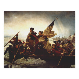 Washington Crossing the Delaware van Emanuel Leutz Perfect Poster
