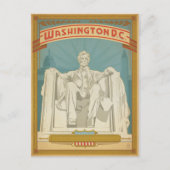 Washington D.C. - Abe Lincoln Briefkaart (Voorkant)