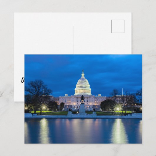 Washington D.C. Briefkaart (Voorkant / Achterkant)