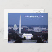 Washington D.C. Briefkaart (Voorkant / Achterkant)