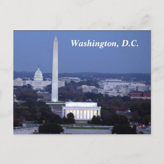 Washington D.C. Briefkaart (Voorkant)