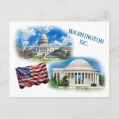 Washington D.C. Briefkaart (Voorkant)