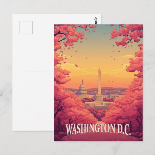 Washington D.C. Briefkaart (Voorkant / Achterkant)