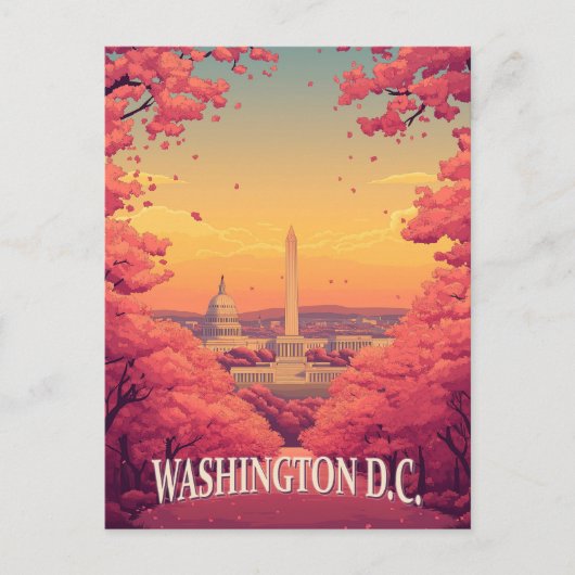 Washington D.C. Briefkaart (Voorkant)