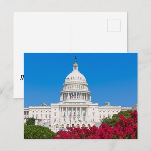 Washington D.C. Briefkaart (Voorkant / Achterkant)
