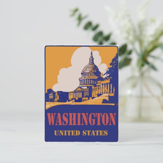 Washington D.C. Briefkaart (Staand voorkant)