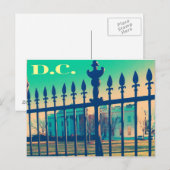 washington d.c. briefkaart wit huis (Voorkant / Achterkant)