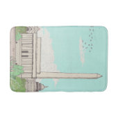 Washington D.C. Capital of the USA Landmarks Badmat (Voorkant)