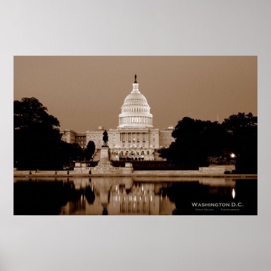 Washington D.C. - Capitol Poster (Voorkant)