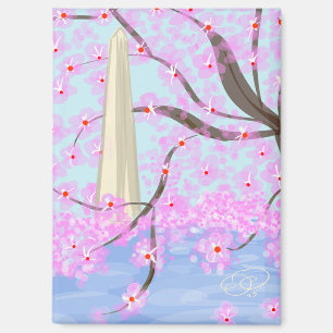 Washington, D.C. / Cherry Blossom Magnet