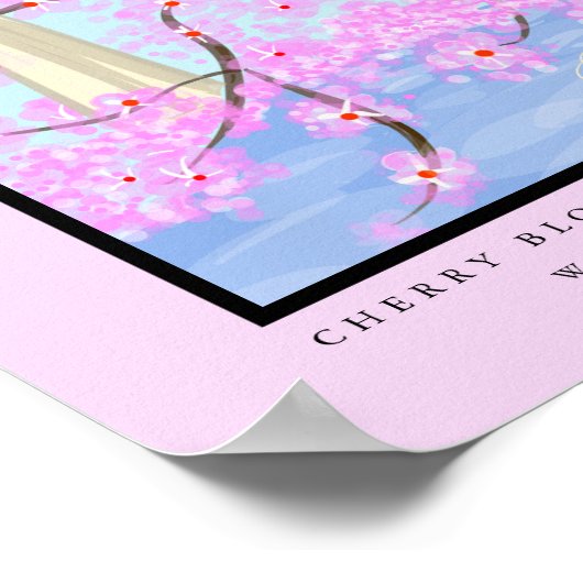 Washington, D.C./Cherry Blossom Print (Hoek)