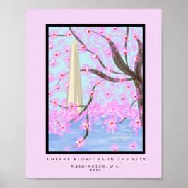 Washington, D.C./Cherry Blossom Print