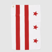 Washington D.C. City flag Golfhanddoek (Voorkant)