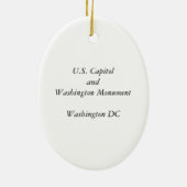 Washington D.C. Collectible Ornament (Achterkant)