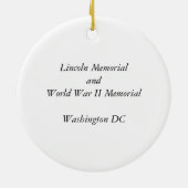 Washington D.C. Collectible Ornament (Achterkant)