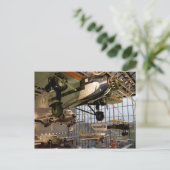 WASHINGTON, D.C. DE V.S. Binnen getoond vliegtuig Briefkaart (Staand voorkant)