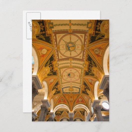 WASHINGTON, D.C. DE V.S. Plafond van eerste Briefkaart (Voorkant / Achterkant)