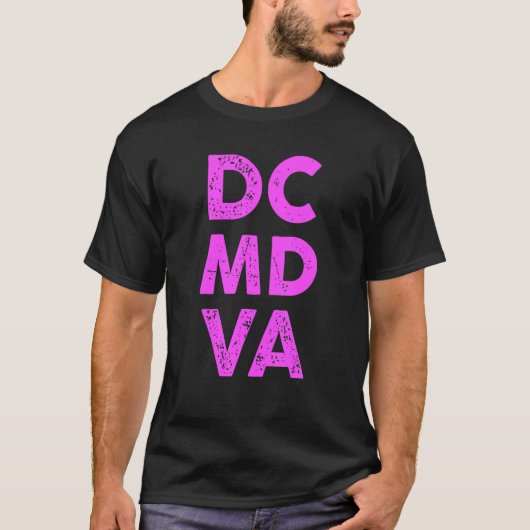 Washington D C DMV T-shirt (Voorkant)