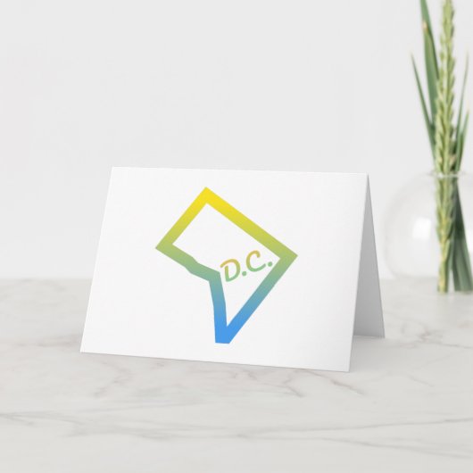 Washington D.C. Feestdagen Kaart (Voorkant)