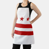 Washington D.C. flag Apron Schort (Insitu)