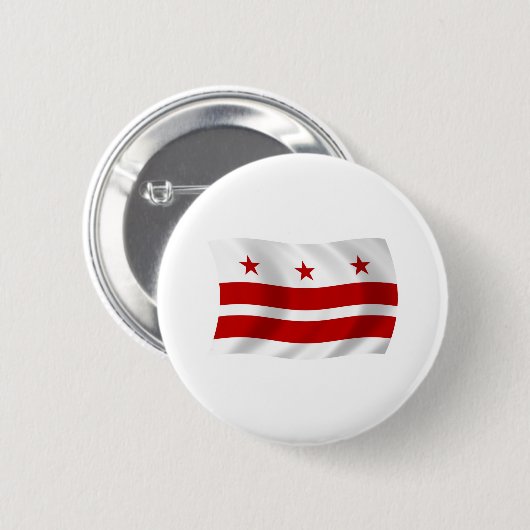 Washington D.C. Flag Button (Voorkant /achterkant)
