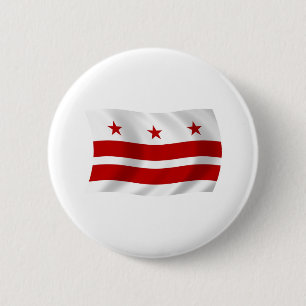Washington D.C. Flag Button