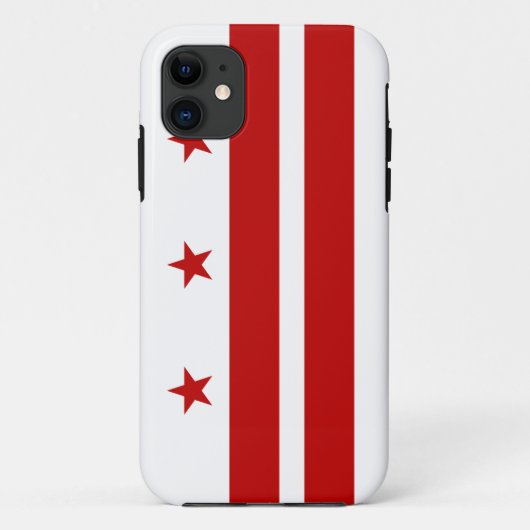 Washington D.C. Flag iPhone 5 Hoesje (Achterkant)