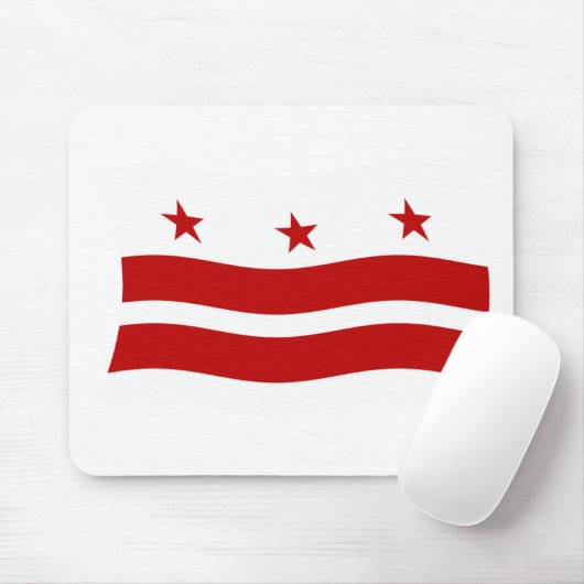 Washington D.C. Flag Mousepad Muismat (Met muis)