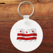 Washington D.C. Flag Sleutelhanger (Voorkant)