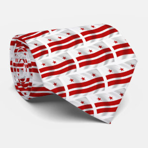 Washington D.C. Flag Stropdas