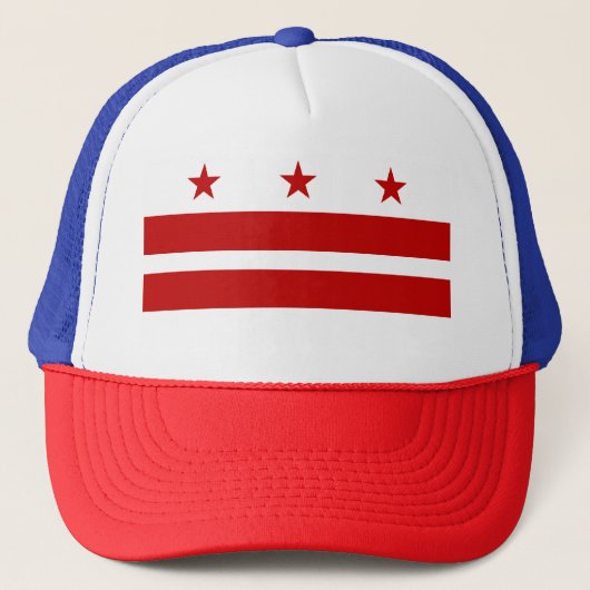 Washington D.C. Flag Trucker Pet (Voorkant)