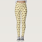 Washington D.C. Half-roke Sausage Chili Hot Dog Leggings (Voorkant)