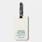 Washington D.C. - Hoofdstad van onze natie Bagagelabel (Achterkant verticaal)