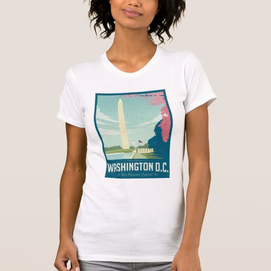 Washington D.C. - Hoofdstad van onze natie T-shirt (Voorkant)