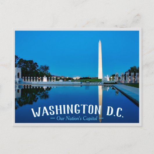 Washington D.C. - Hoofdstad van onze natie Uitnodiging Briefkaart (Voorkant)