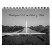 Washington D.C. in zwart-wit Kalender (Hoes)