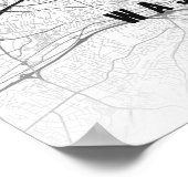 Washington D.C. Kaart Print Hoofdstad Poster (Hoek)