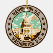 Washington D.C. Keramisch Ornament (Voorkant)
