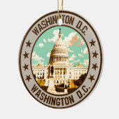 Washington D.C. Keramisch Ornament (Links)