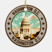 Washington D.C. Keramisch Ornament (Achterkant)