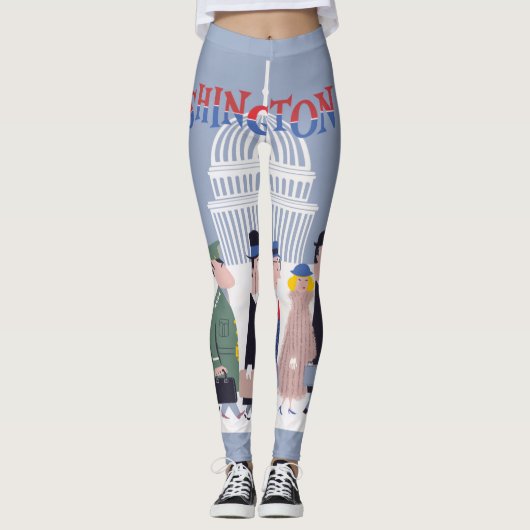Washington D.C. Leggings voor vrouwen (Voorkant)