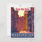 Washington D.C., Levendige Kleuren, Save The Date (Voorkant)