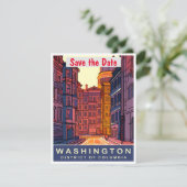 Washington D.C., Levendige Kleuren, Save The Date (Staand voorkant)