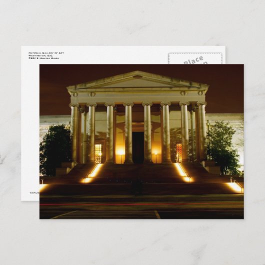 Washington D.C. National Gallery of Art Briefkaart (Voorkant / Achterkant)